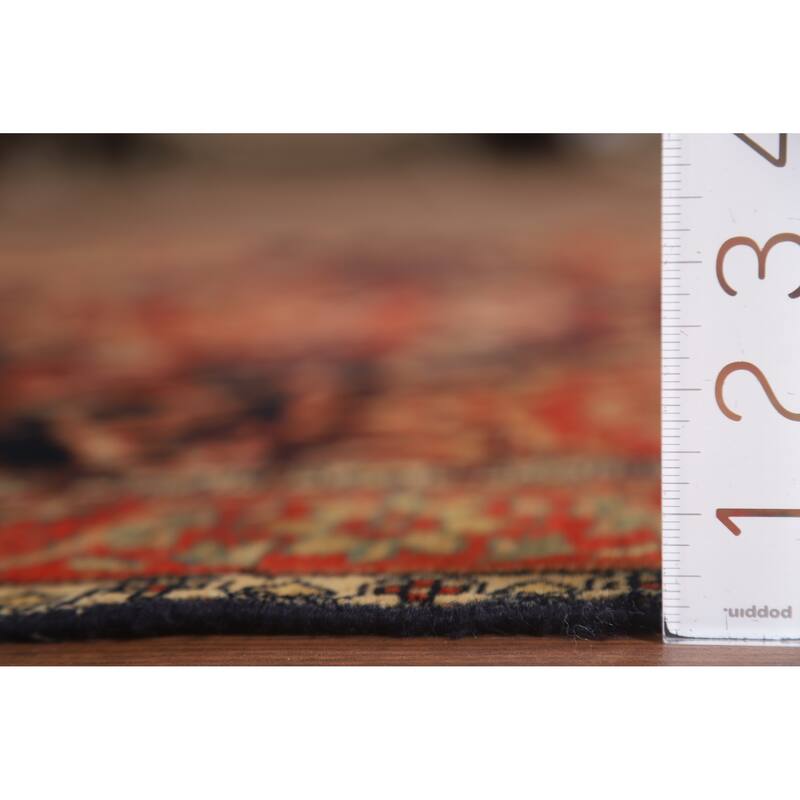 Pre-1900 Antique Sultanabad Persian Area Rug Hand-Knotted Wool Carpet - 4'9"x 6'8"