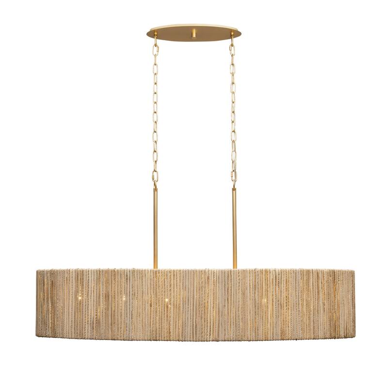 Varaluz Jacob's Ladder 6-Light Linear Pendant - French Gold