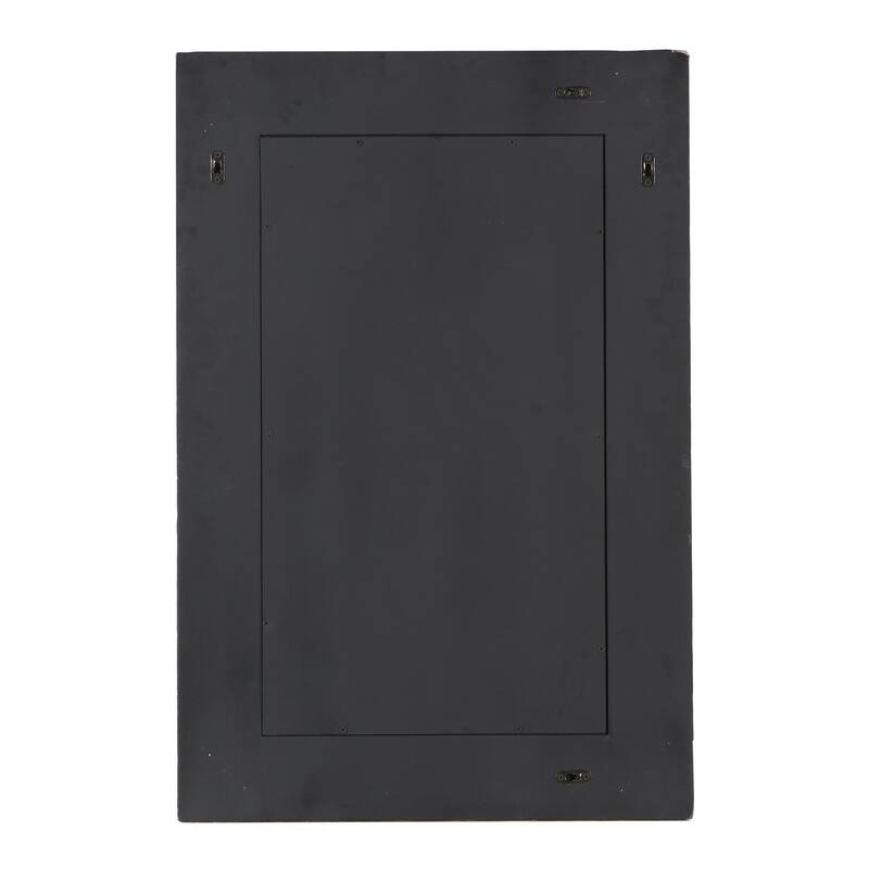 Cream Mother of Pearl Shell Handmade Mosaic Room Wall Mirror with Blue Corners