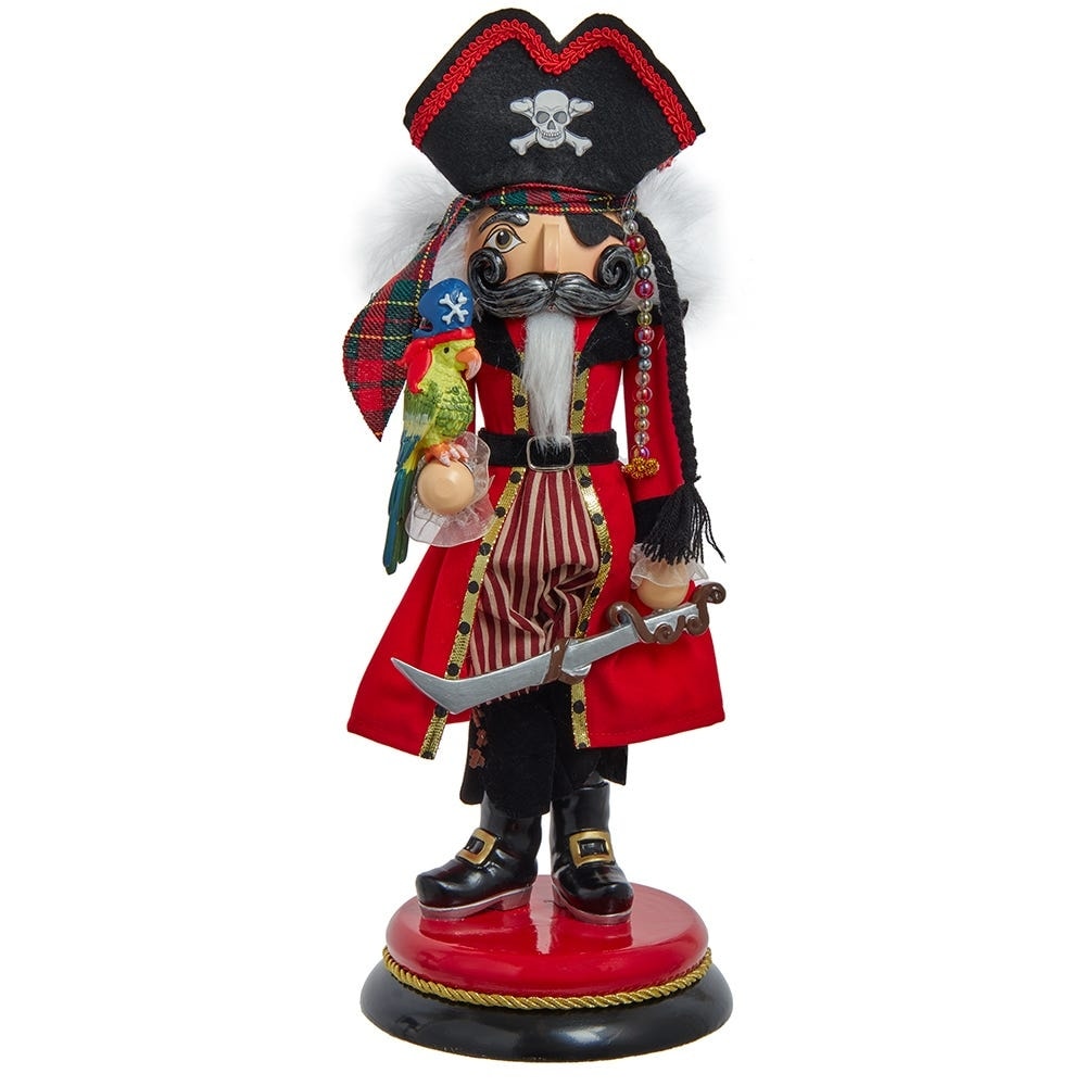 Kurt Adler 15-Inch Hollywood Pirate Nutcracker - Multicolored