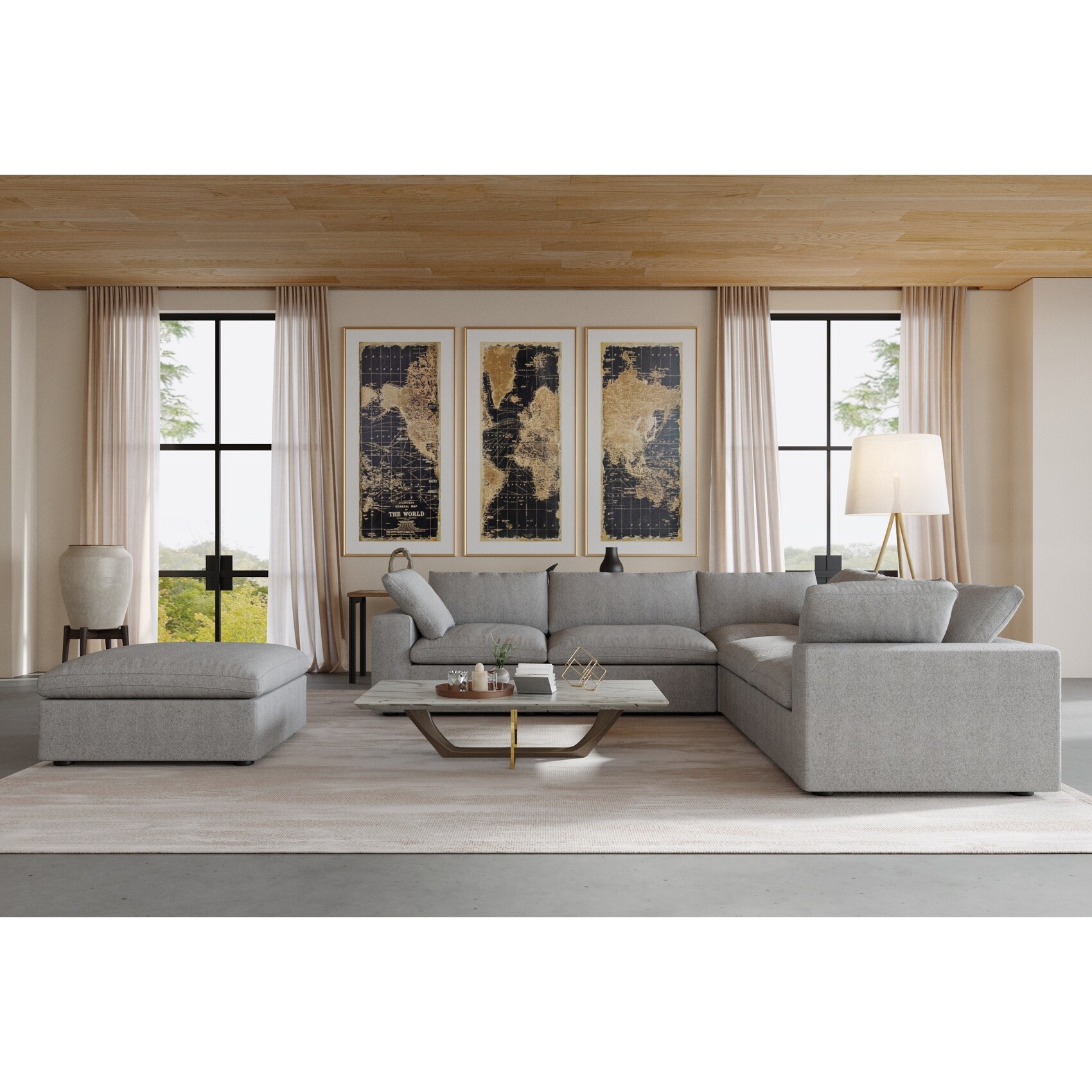 Cloud modular sectional store sofa
