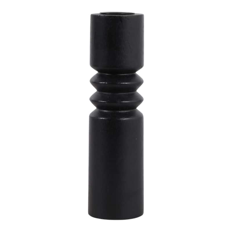 Wood Casual Home Style Decorative Candle Holders with Turned Design