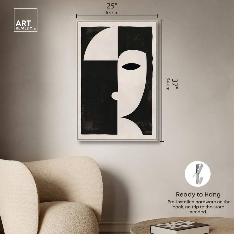 The Mask II Canvas by Art Remedy