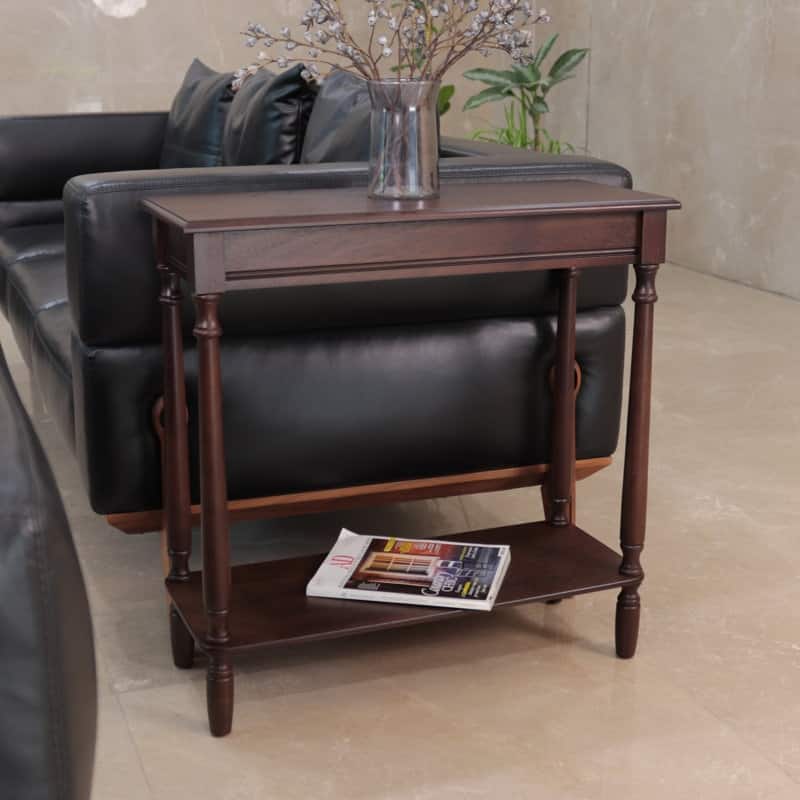 28.25'' Console Table ,28.25'' H X 28.25'' W X 11.8'' D,Walnut