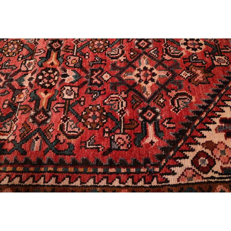 ECARPETGALLERY Hand-knotted Andelz Red Wool Rug - 5'2 x 10'3