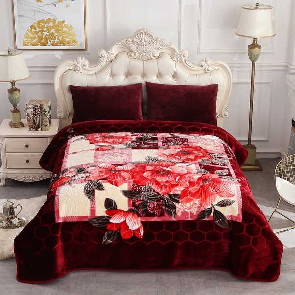 Thick fleece best sale blankets king size