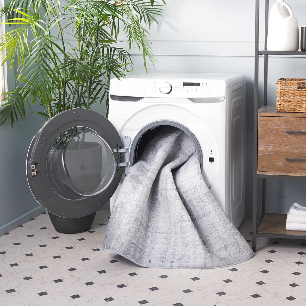 SAFAVIEH Tacoma Marcia Mid-Century Modern Machine Washable Rug.