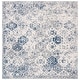 preview thumbnail 27 of 71, SAFAVIEH Madison Avery Boho Chic Distressed Area Rug 11' x 11' Square - White/RoyalBlue