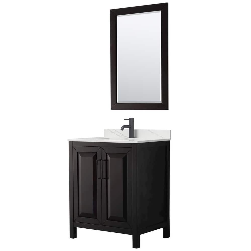 Wyndham Collection WCV252530S-QTZ-UNSM24 Daria 30" Free Standing