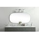 preview thumbnail 6 of 9, Elegant Lighting MR2B3060 Brynn 30" W x 60" H Oval Framed Bathroom