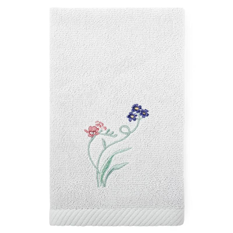 Authentic Hotel and Spa 100% Turkish Cotton Stella 3PC Embellished Towel Set