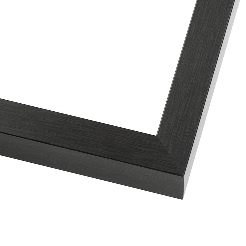 16x20 Shadow Box Frame Charcoal Gray Wood | With a 3/4" Usable Display Depth | Includes a Royal Blue Real Suede Texture