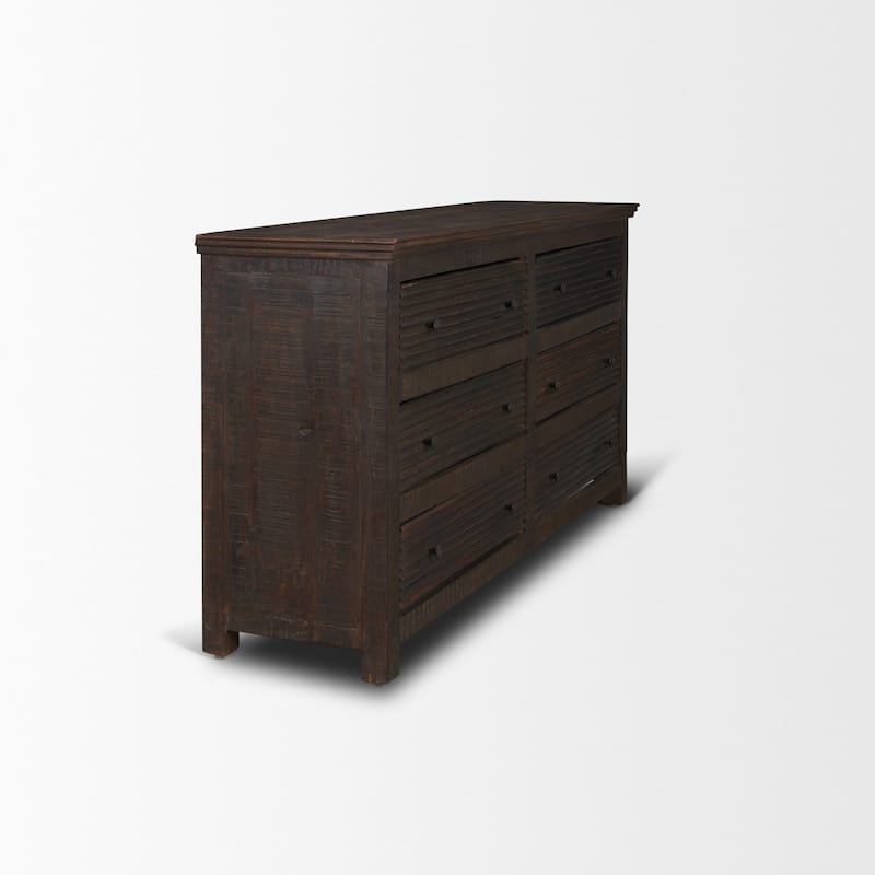 Rhett Reclaimed Wood 6 Drawer Cabinet - 60.0L x 16.0W x 32.0H