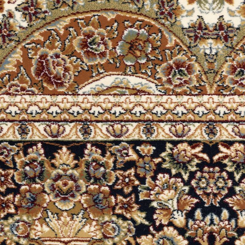 HomeRootsMedallion Traditional Rectangle Area Rug