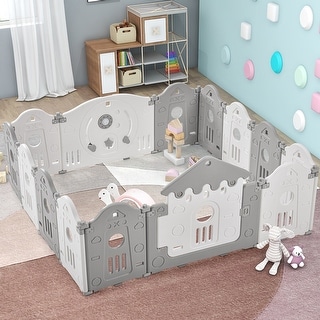 Foldable Baby Playpen Kids Safety Activity Center