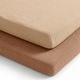 preview thumbnail 1 of 24, Muslin Bassinet Sheet, 2-Pack 100% Soft Cotton by Comfy Cubs Cedar and Cream