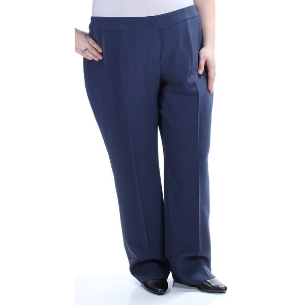 plus size navy work pants