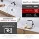 preview thumbnail 18 of 52, STYLISH 22 inch Composite Granite Dual Mount Kitchen Sink - 22" x 17.5" x 8.25"