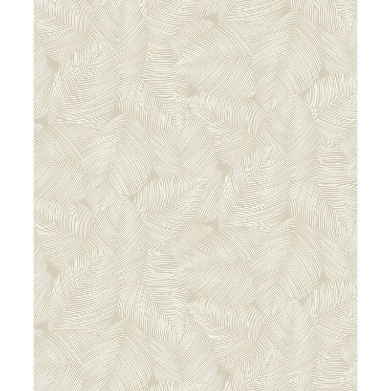 Seabrook Designs Lucia Non-Woven Unpasted Wallpaper - 20.9 in. W x 33 ft. L - Wheat