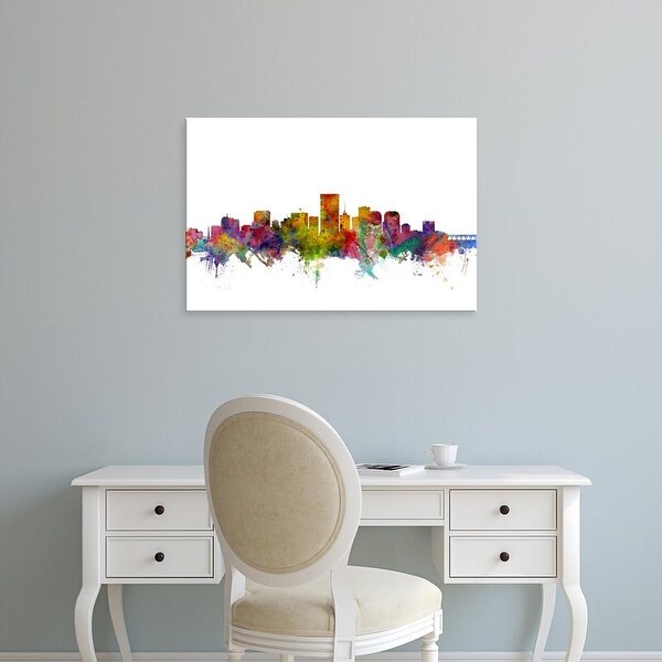 Easy Art Prints Michael Tompsett's 'Richmond Virginia Skyline' Premium Canvas Art