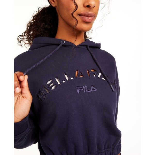 cropped hoodie fila