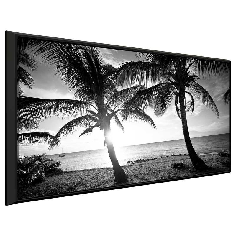 "BW Bimini Sunset" Print on Floating Canvas