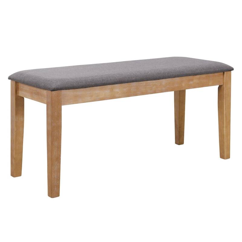6-Piece Retro 59"L Rectangular Dining Table Set