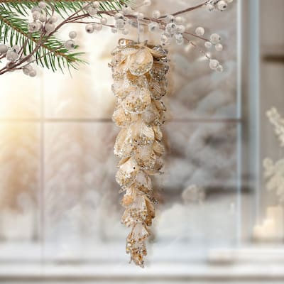 10" Jewel Petal Icicle Ornament