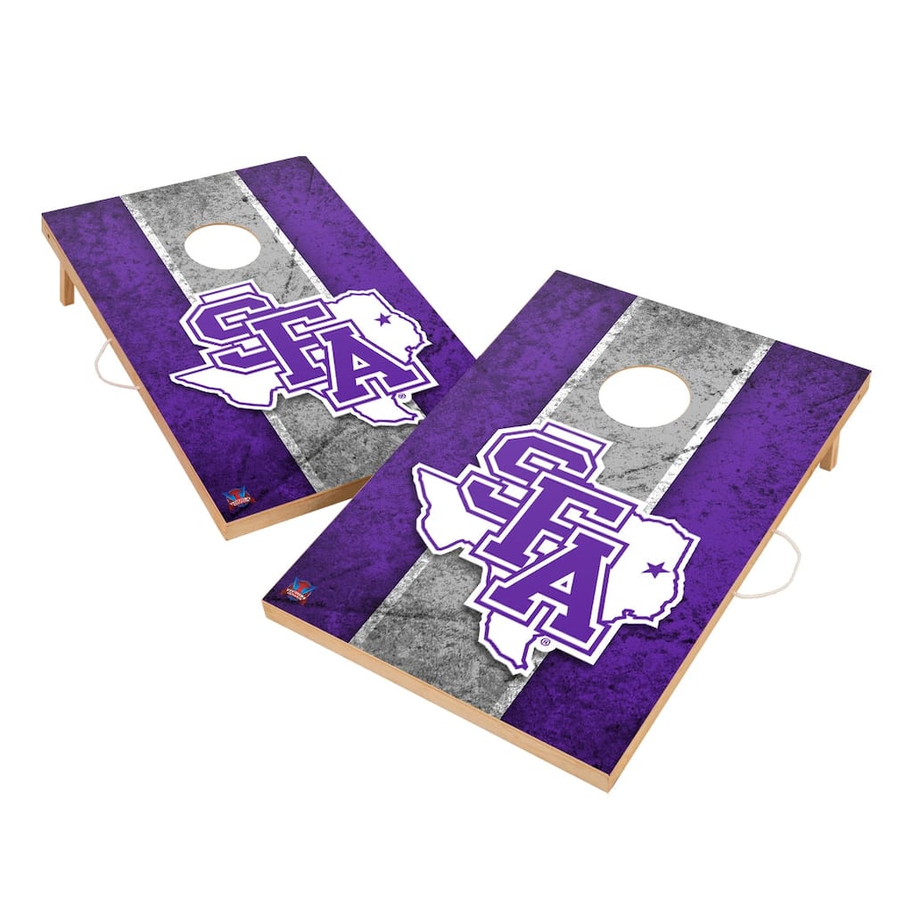 Vintage Stephen F. Austin State University Lumberjacks Regulation 2x4 Cornhole Set
