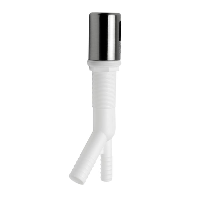 ALFI brand AB2609-BN Brushed Nickel Air Gap Cover and Tube for Dishwasher - Grey