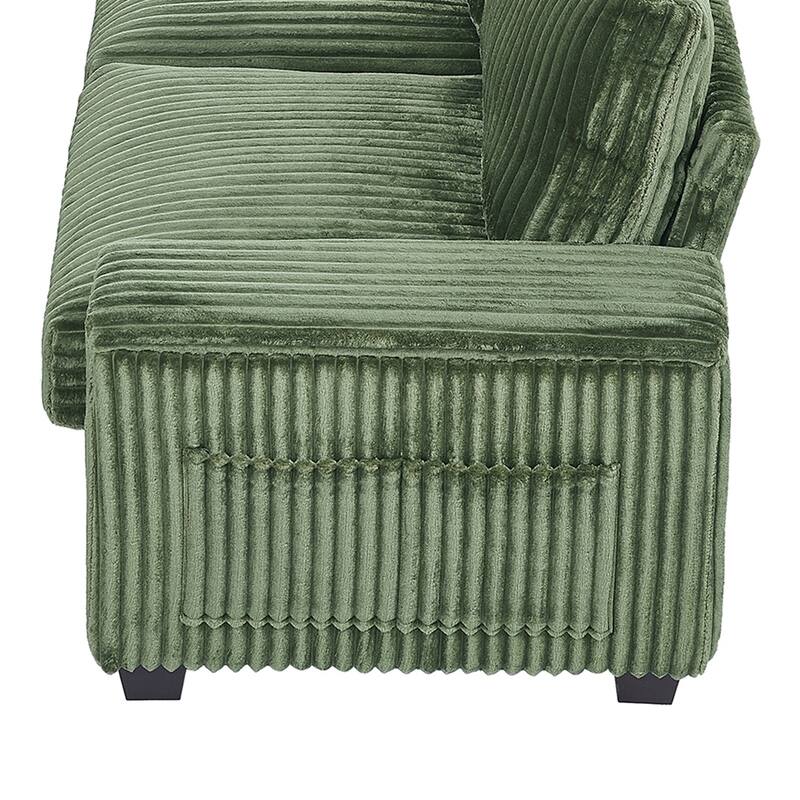 4-seater Corduroy Sofa Couch