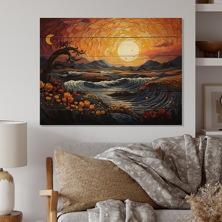 専用他の方発送×風景画作者不詳サインあり Designart 