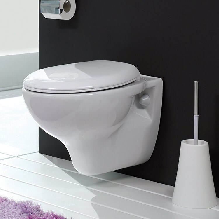 Shop Nameeks 018400 Cerastyle 1 2 Gpf Wall Mounted One Piece Round