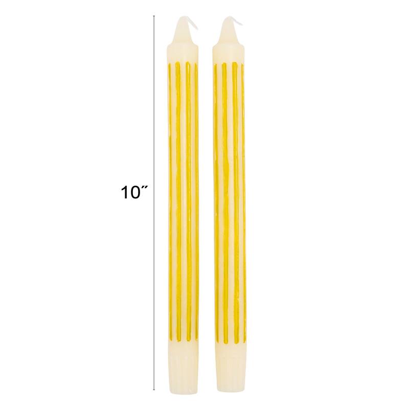Unscented Taper Candles in Box - 0.88"L x 0.88"W x 10.0"H