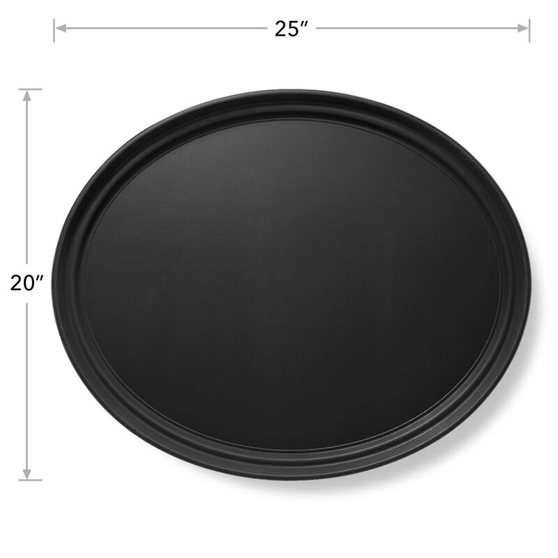 Oval Restaurant Serving Trays NonSlip NSF Tray
