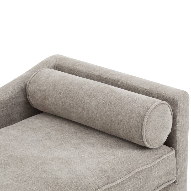 Cagle Mid-century Modern Chaise Lounge by Christopher Knight Home - 68.00" L x 27.50" W x 25.00" H