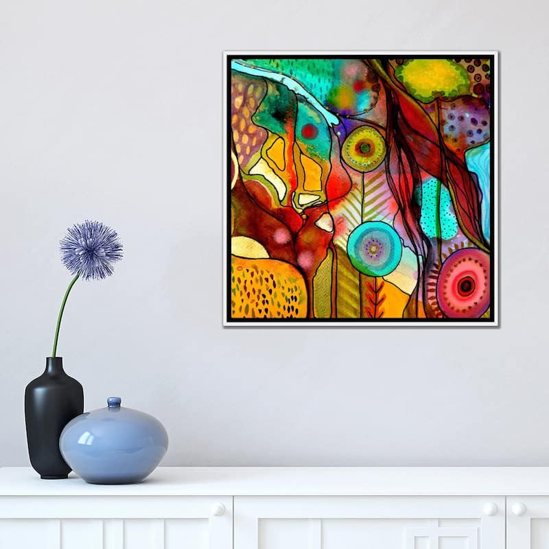 iCanvas "Terre d'Accueil" by Sylvie Demers Framed Canvas Print