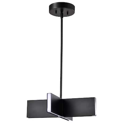 Blaine 16 Inch LED Pendant Matte Black Acrylic Lens - Matte Black