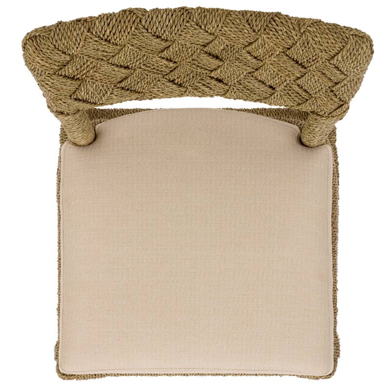 SAFAVIEH Couture Rosemarie Woven Seagrass Counter Stool - 21"W x 22"D x 39"H