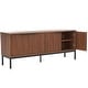 preview thumbnail 4 of 13, SAFAVIEH Lylia 4-Door Entertainment Media Stand (Fits up to 65" Flatscreen TV) - 60.8 in. x 17.7 in. x 24.6 in.
