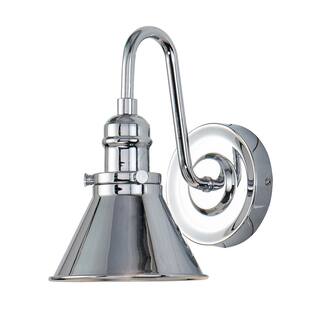 Midcentury Chrome Bath Light