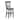 iNSPIRE Q Classic Eleanor Slat Back Wood Swivel Stool