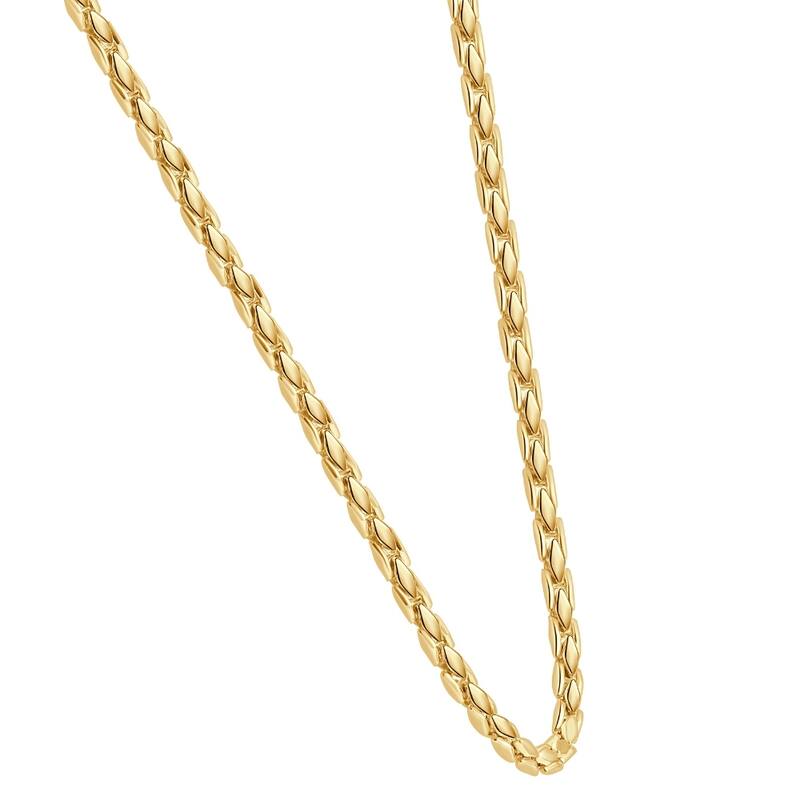 Yellow Gold Women's 24" Chain Necklace 26 Grams 4.5mm Thick