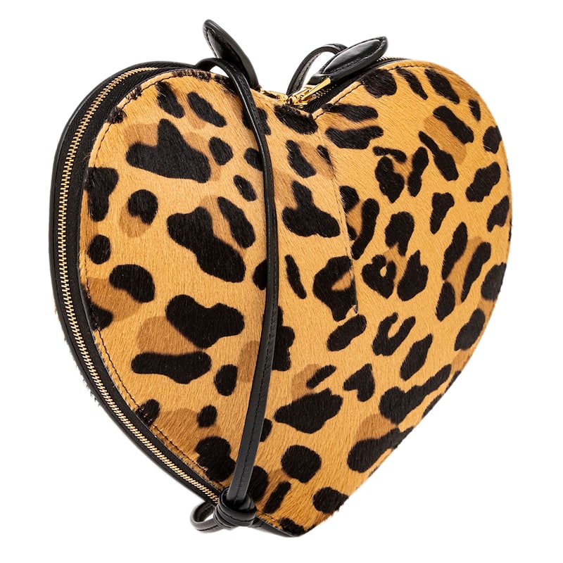 Alaia Le Coeur Bag in Leopard Print