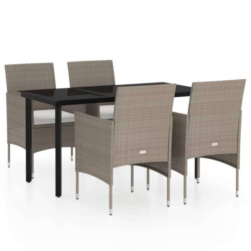 vidaXL Patio Dining Set Outdoor Dining Set Table and Chair Set for Garden