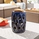 preview thumbnail 3 of 8, Artistic Weavers Marena Indoor/ Outdoor Ceramic Garden Stool