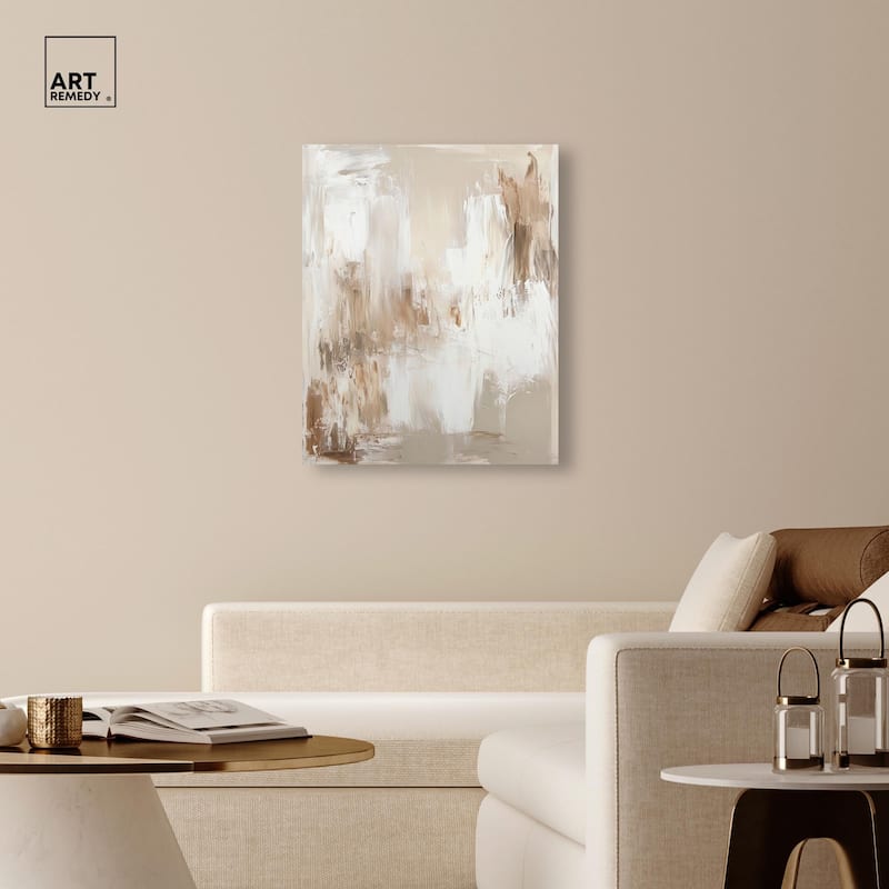 Latte Layers I Canvas by Art Remedy, Gallery Wrapped
