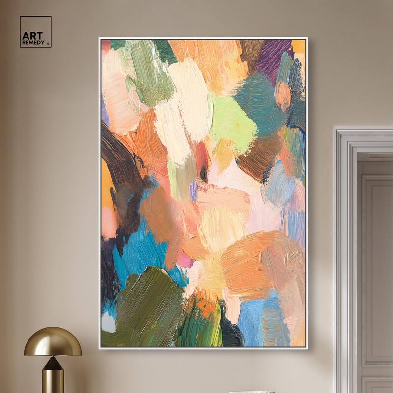 Chromatic Surge III Canvas by Art Remedy