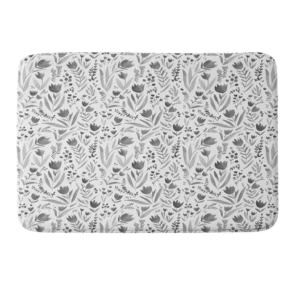 Made to Order Memory Foam Black Bath Mat Bed Bath & Beyond 36717078