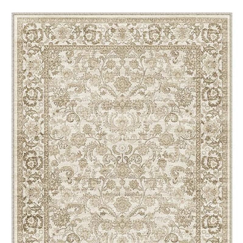 HomeRoots Floral Medallion Persian Runner Area Rug - 2' X 8'